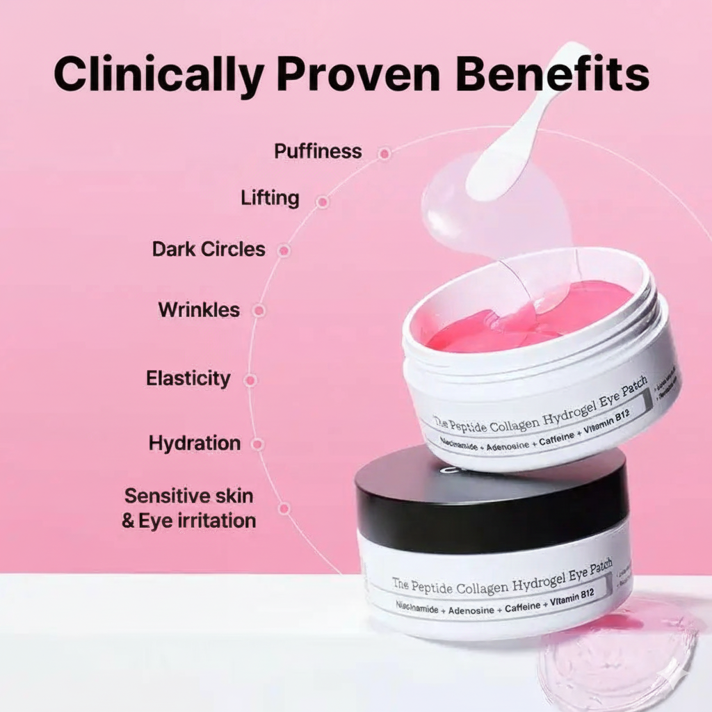 Augenpads aus Kollagen (60 Stück)