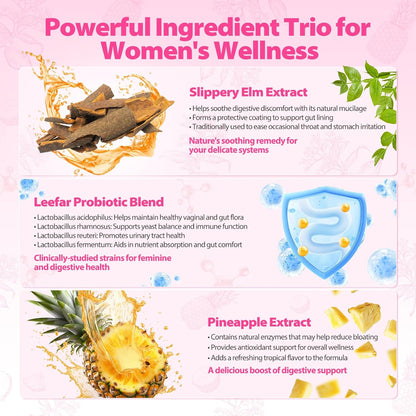 Probiotische Fruchtgummis für Frauen